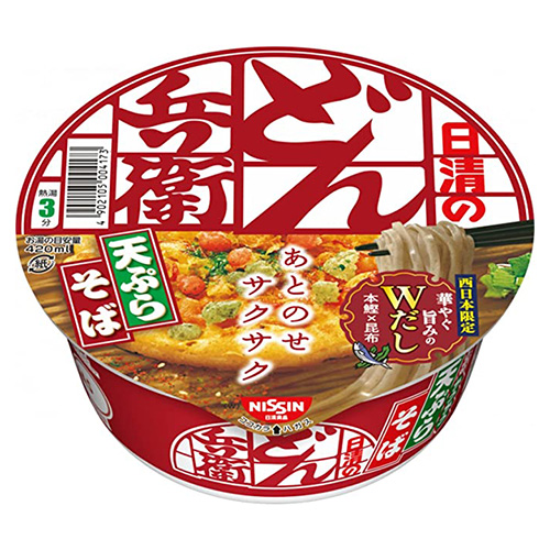 日清-24 どん兵衛 天ぷらそば関西 12入